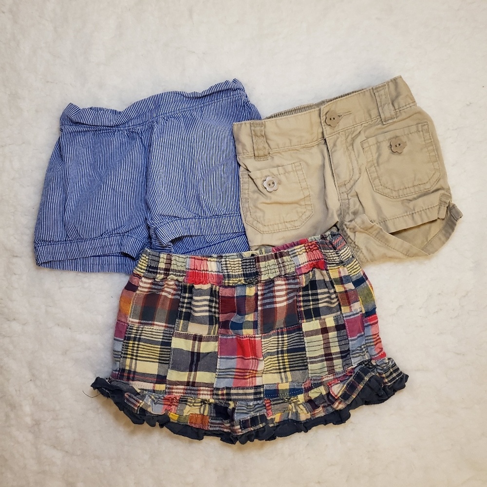 Baby Girls Bottoms Bundle 6-12mo